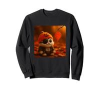 Chapeau Citrouille Pirate Halloween Mignon Jack O'Lantern Sweatshirt