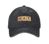 Chapeau Classique, étiqueté dans Scrabble tuiles Casquette de Baseball Chapeaux Uniques Grande Taille Chapeau Femmes Chapeaux Hommes Essentiel pour l’été