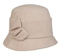 Chapeau Cloche en Velours Milleraies by Seeberger beige M (56-57 cm)