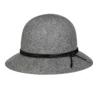 Chapeau Cloche Piavesca Wool by Seeberger gris One Size