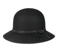 Chapeau Cloche Piavesca Wool by Seeberger noir One Size