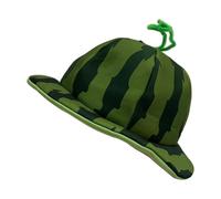 Chapeau cloche respirant unisexe motif pastèque pour homme et femme - Pour utilisation en extérieur, festival, rassemblement