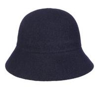 Chapeau Cloche Uni Wool Mix by McBURN bleu foncé One Size