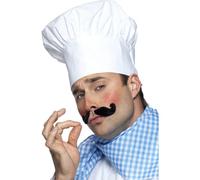 Chapeau Coiffe De Chef Blanc Multicolore