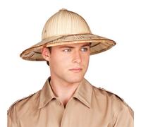 Chapeau colonial - Boland - Asie - Paille - Taille unique adulte - Beige