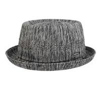 Kangol Chapeau Color Burst Mowbray Pork Pie Chapeau de Soleil (L (58-59 cm) - Noir)