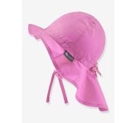 Chapeau coton protège-nuque enfant Sterntaler rose bonbon 51CM (4A)