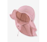 Chapeau coton protège-nuque enfant Sterntaler rose pâle 53CM (8A)