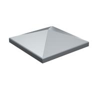 Chapeau couvre-poteau carré en acier - 6 x 6 cm