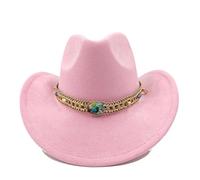 Chapeau Cowboy Cowboy Hat Men's and Women's Knight Curled Feather Accessories Jazz Sunset Travel Beach(35)
