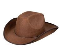 chapeau cowboy feutre marron adulte - boland 04097 Marron G