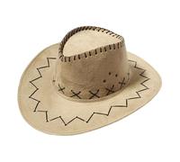 Chapeau Cowboy pour Enfants, Velours Élégant avec Bord Large - Protection Solaire et Accessoire de Déguisement pour Garçons et Filles, Idéal pour les Vacances, les Carnavals Déguisement Carnaval