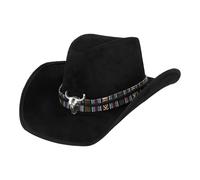 Boland Chapeau de cowboy Django pour adulte, chapeau western pour costumes de carnaval, carnaval et fête à thème