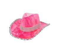 Boland - Chapeau de cowboy Darling avec dégradé de couleurs, chapeau western pour soirée à thème, carnaval, accessoires pour costumes de carnaval, enterrement de vie de garçon/jeune fille, festival