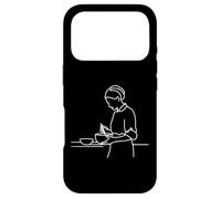 Chapeau Cuisinier Line Art Cuisinier Coque pour iPhone 17 Pro
