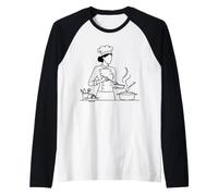 Chapeau Cuisinier Line Art Cuisinier Manche Raglan