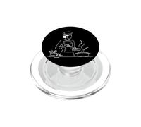 Chapeau Cuisinier Line Art Cuisinier PopSockets PopGrip pour MagSafe