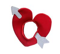 Chapeau Cupidon en forme de cœur pour adultes, bal masqué, fête, festival, vacances, accessoires photo, accessoires de costume d'Halloween
