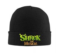 Chapeau d’Hiver Unisexe Shreks The Musical Logo Tricoté Tuque féminin Casquette d’Hiver Cadeaux Ogre Funny S Casquette Hip Hop Cadeaux