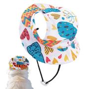 Chapeau d' pour chat | Bonnet avec aile et trous pour oreilles | Chapeau type cube pour petit chien pour vacances, déguisement, sport, camping, pique-nique, journée de plage
