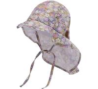 Chapeau d'Ã©tÃ© col long fille Mikk-Line AOP Violet 4/6 ans