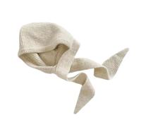 Chapeau d'activités de plein air pour sports d'hiver - Rétention de la chaleur - Couleur unie - Pour un usage quotidien, beige, taille unique