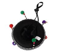 Chapeau d'anniversaire unique pour chiot - Élégant - Costume de Noël pour petit chien - Pompons colorés