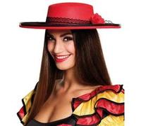 chapeau danseuse espagnole adulte - boland 04268 Rouge G