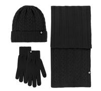 Chapeau d'automne Et d'hiver - Bonnet Flexible BéRet en Laine pour Adulte Ensemble 3 PièCes Coton Chapeaux Coupe-Vent Et Chaud Cagoule Masque De Ski d'hiver Chauds Ensemble