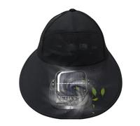 Chapeau De avec Ventilateur | Chapeau de Protection Solaire à Large Bord UPF50+ de d'extérieur à Ventilateur Solaire | pour Extérieur Été Camping Jardin Randonnée Travail Plage Sports Naviga