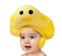 Chapeau de Baby Shower : visière de shampooing réglable légère, jolie casquette de bain de dessin animé | Bouclier de lavage de cheveux confortable pour, protection des yeux et des