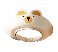 Chapeau de bain pour , casquettes de douche pour - Cartoon Bear Shampoo Visor pour ,Bâtons de bain de shampoing pour pliables doux avec protection des oreilles pour