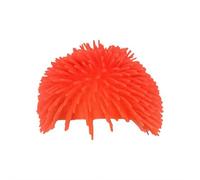 Chapeau de balle à picots en caoutchouc souple sur la tête, chapeau à poils courts en caoutchouc souple, accessoire de costume de fête pour homme et femme