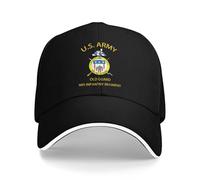 Chapeau De Baseball 3E Régiment D'Infanterie des États-Unis De La Vieille Garde Américaine Chapeau De Golf Réglable Décontractée Casquette Visière, pour Randonnée, Extérieur, 55-59cm