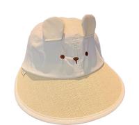 Chapeau de baseball brodé avec nœud papillon pour fille - Haut ouvert - Tendance - Résistant au soleil - Protection solaire en plein air - Chapeau à large bord pour enfants, E, Taille unique