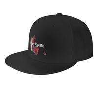 Chapeau De Baseball Carte du Drapeau du Danemark Chapeau De Golf Classique Réglable Casquette Visière, pour La Course, Sport, Hommes, Les Loisirs, 55-59cm