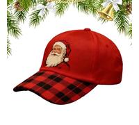 Chapeau de baseball de Père Noël | Chapeau de Père Noël brodé festif respirant | Chapeau de vacances unisexe pour adulte | pour adultes, amoureux, famille, épouse, mari, maman, papa