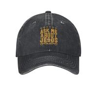 Chapeau De Baseball Demandez-Moi Comment Jésus Séchage Chapeau Soleil Trucker Cap pour Course Randonnée Extérieurs