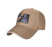Chapeau de Baseball Drapeau américain Foi Espoir Charité Maçonnique