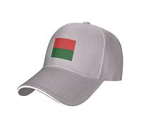 Chapeau De Baseball Drapeau De Madagascar Chapeau De Golf Réglable Respirante Casquette Unisexe, pour Randonnée, Camping, Plage, 55-59cm