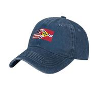 Chapeau De Baseball Drapeau De Saint-Louis, Missouri Et des États-Unis Chapeau De Baseball Hip Pop Légère Casquette Trucker, pour Hommes, Randonnée, Extérieur, 55-59cm