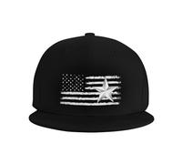 Chapeau De Baseball Drapeau du Général De Brigade Américain Chapeau De Golf Réglable Respirante Casquette Visière, pour Cyclisme, Les Loisirs, La Course, 55-59cm