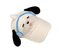Chapeau de baseball élégant avec oreilles de chien en polyester doux avec sangle réglable pour ranger les écouteurs pour le sport, les voyages et les vêtements décontractés