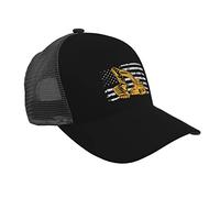 Chapeau De Baseball Excavatrice À Drapeau Américain Chapeau De Golf Mode Anti-Soleil Casquette De Baseball, pour Garçon, Extérieur, Femmes, 57-60cm