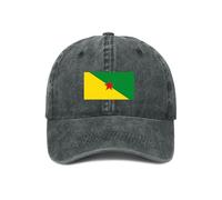 Chapeau De Baseball Guyane Française Drapeau De La Guyane Chapeau De Sport Anti-Soleil Légère Casquette D'Été, pour Sport, Camping, Les Loisirs, Cyclisme, 55-59cm