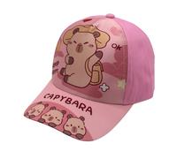 Chapeau de baseball imprimé Kapibala Personnalité Mode Photographie en plein air pour les créateurs de tendances et les amoureux des animaux Chapeau en polyester respirant, L, taille unique
