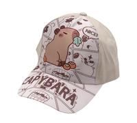 Chapeau de baseball imprimé Kapibala Personnalité Mode Photographie en plein air pour les créateurs de tendances et les amoureux des animaux Chapeau en polyester respirant, v, taille unique