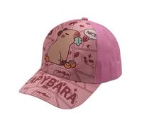 Chapeau de baseball imprimé Kapibala Personnalité Mode Photographie en plein air pour les créateurs de tendances et les amoureux des animaux Chapeau en polyester respirant, x, taille unique