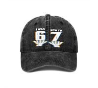Chapeau De Baseball J'avais 6 Ans, Maintenant J'En AI 7. Drôles De 7E Anniversaires. Chapeau De Golf Mode Classique Casquette D'Été, pour Cyclisme, La Course, Plage, 55-59cm