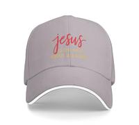 Chapeau De Baseball Jésus Est Le Nom Au-Dessus De Tous Les Noms. Christianisme. Jésus-Christ. Chapeau Sandwich Réglable Mode Casquette Visière, pour Randonnée, Cyclisme, Femmes, Camping, 55-59cm